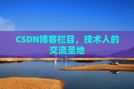 CSDN博客栏目，技术人的交流圣地